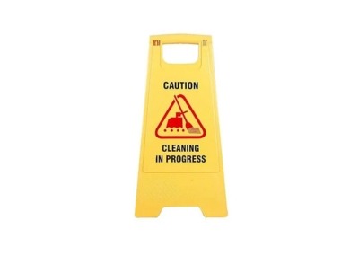 Cleaning In Progress Sign Stand Type - 23 Inch