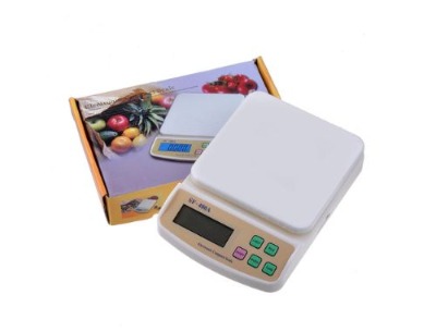 Multi-purpose Digital Kitchen Weighing Scale – 10kg (Off White)