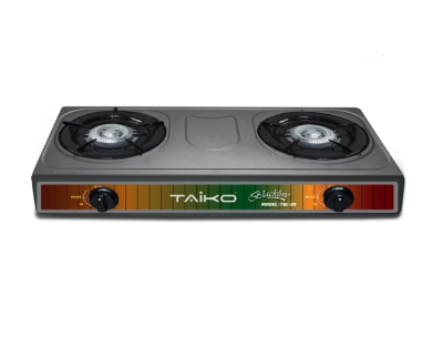 Taiko 2 Burner Gas Cooker - Blackline