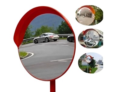 Blind Spot Convex Mirror Wide Angle Security Road Mirror - 80Cm