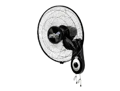Ameco 16-Inch Wall Fan - Black (MWF-1612)