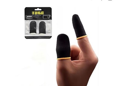 Anti-Sweat Mobile Gaming Finger Gloves (2-Pack)