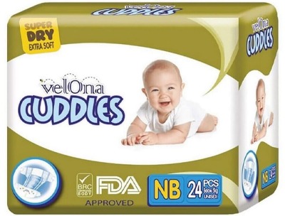 Velona Cuddles  New Born (Below 5kg) - 24 Pcs