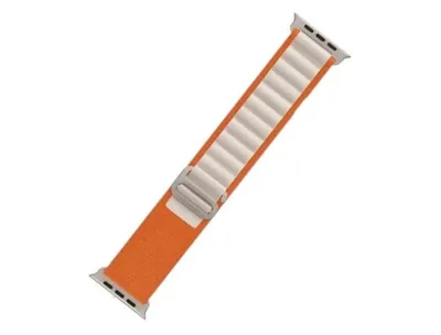 Alpine Double Color Nylon Loop Strap (Orange / White)