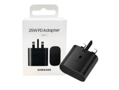 Samsung 25W Travel Charger Adapter (Super-Fast Charger) - Black