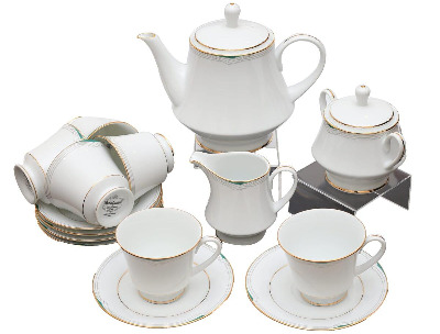 Gold Mark Tea Set - 17 Pcs