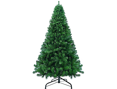 Artificial Green Color Christmas Tree (6-ft) Steel Stand – 850 Branches, Christmas Decoration