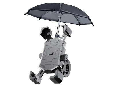 Aspor Bicycle Phone Holder with Shade Umbrella