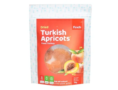 Finch Dried Turkish Apricots - 75g