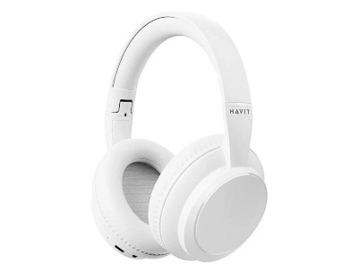 Havit Over Ear Wireless Headphones (White)