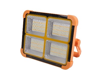 100W Solar Rechargeable Outdoor LED Flood Light
