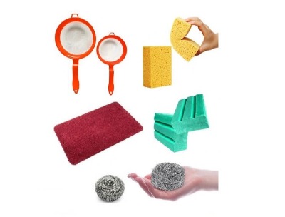 5-in-1 Kitchen Cleaning and Sink Accessories Bundle