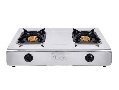 Suga Double Burner Gas Cooker