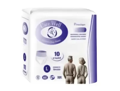 Carewell Adult Diaper Pant (Large) - 10Pcs