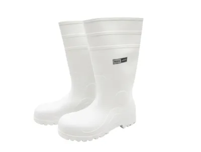 Vista Legoe Gum Boots With Steel Toe White