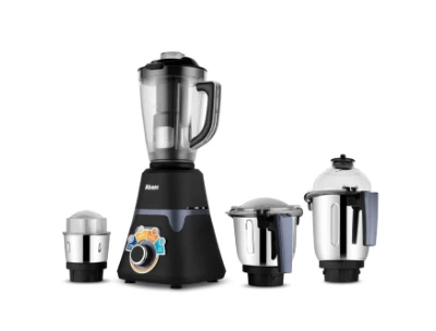 Abans 4 In 1 Mixer Grinder 750W - Platinum Matt Black