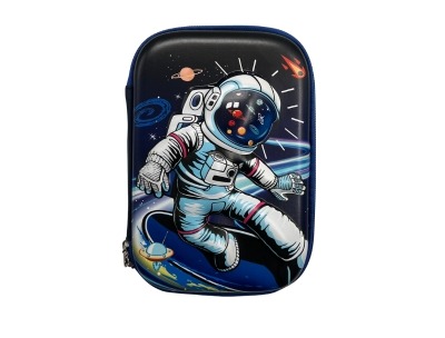3D Kids Pencil Case - Large - Astronut Star