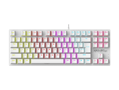 Armaggeddon MKA-1C NEO (Linear/Clicky/Tactile) Computer Keyboard - White