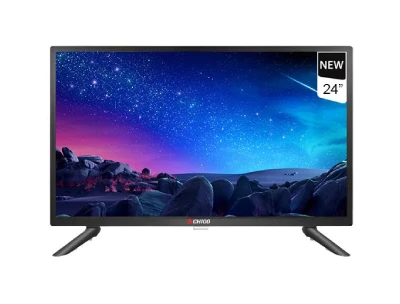 CHIGO 24 inch HD LED TV +AC+DC Power (New 2025 )