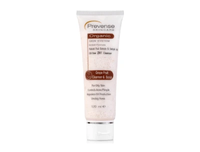 Prevense Grape Fruit Scrub & Cleanser - 120ml