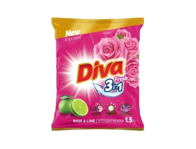 Diva Detergent Power – Rose and Lime - 1.5kg
