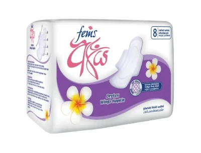Fems Aya Drytex Sanitary Napkin – 8Pcs