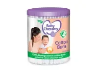 Baby Cheramy Cotton Buds Paper Stick - 100 Pcs