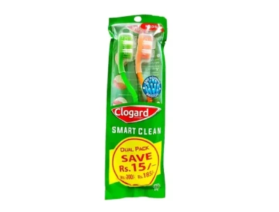 Clogard Smart Clean Toothbrush - Twin Pack