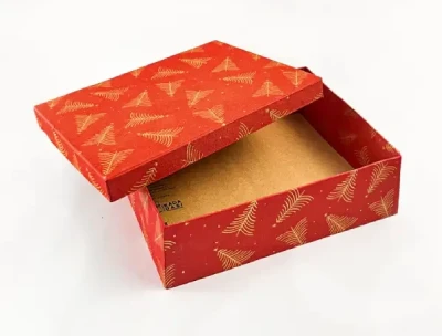 7x7x4 inch Box - Gold Tree