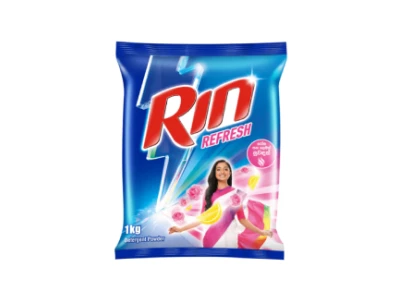 Rin Refresh Lemon and Rose Detergent Powder - 1kg