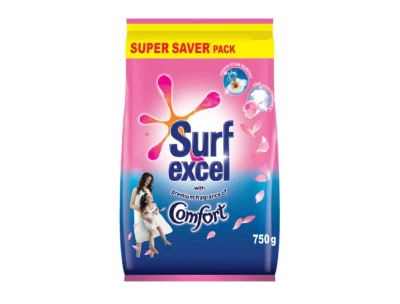 Surf Excel with Comfort Laundry Detergent Powder - 750g