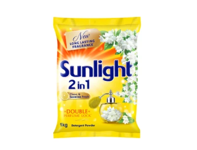 Sunlight Clean and Jasmine Fresh Detergent Powder - 1kg