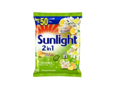 Sunlight Clean and Fresh Detergent Powder - 1Kg
