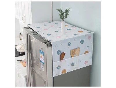 Refregerator Cover with Pockets