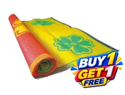 Plastic Floor Mat [Chatai 6×3 Feet] Buy-1 Get-1 Free