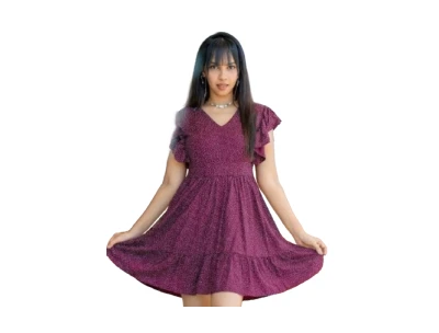 Confetti Dot Print Dress