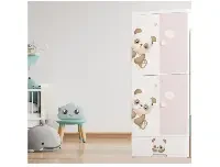 Baby 178cm Cupboard with 4 Closet and 2 Drawer
