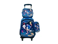 3D Trolley Bag with 3 In 1 Kids Backpacks - Sonic the Hedgehog