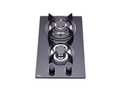 New Euro Turkey Cooker Hob 2 Burner Gas Cooker Hob Tempered Glass