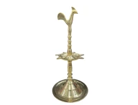 Traditional 8 inch Brass Oil Lamp