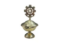 Dharmachakra 250ml Oil Lamp with Stand