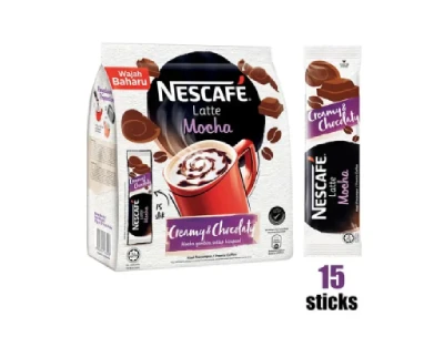 Nescafe 3-in-1 Latte Mocha 15Stick Pack - 30g