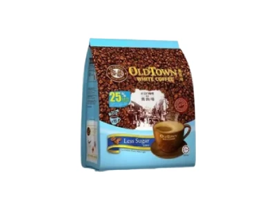 Old Town White Coffee Mix in Less Sugar 15 sticks - 35g
