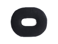 Memory Foam Donut Seat Cushion - Black Velvet Material