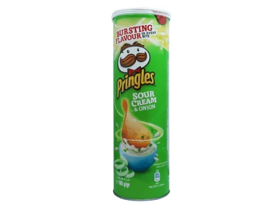 Pringles Potato Chips - Sour Cream and Onion - 165g