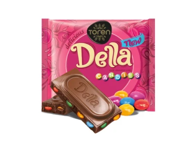 Toren Della Chocolate with Cocoa Dragees - 52g