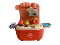 VANYEH 2 in 1 Ice-cream Shop for Kids - 24 Pcs (Brown)
