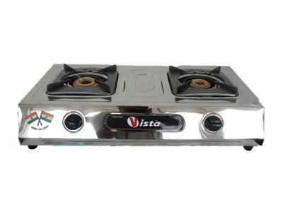 Vista 2 Burner Stainless Steel Gas Cooker