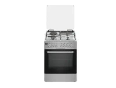 SGL 60x60 Free Standing Cooker – 3 Gas Burners + 1 Electric, 70L Electric Oven