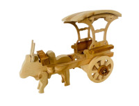 Wooden Handmade Bullock Cart - Large